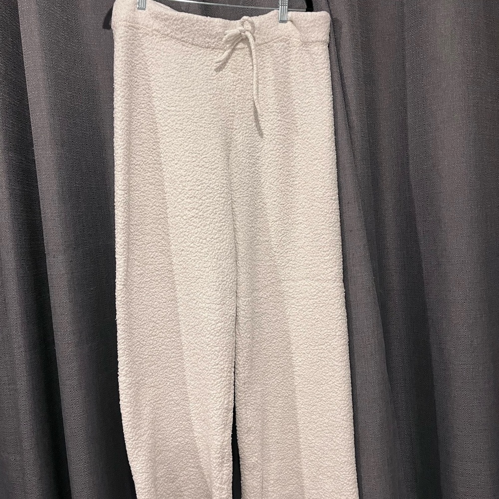 Aerie Cream Marshmallow Pants
